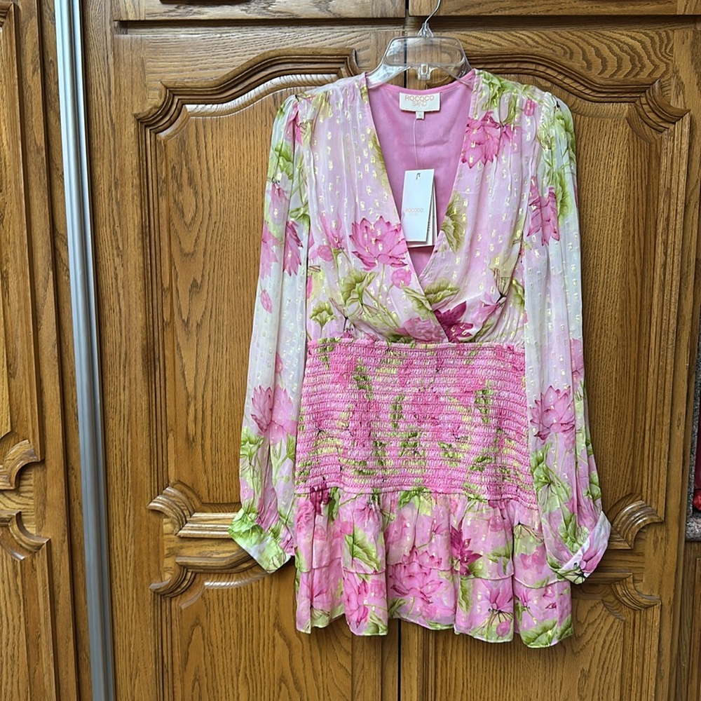 Rococo Sand Beautiful , Elegant & Classy.  new with tags, size large dress.